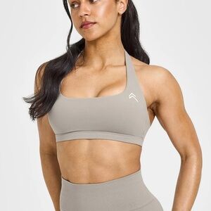 Oner Active EasyLift Halter Bralette in Warm Sand (XS)